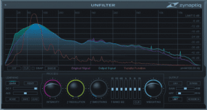 Screenshot von Zynaptiqs-Unfilter