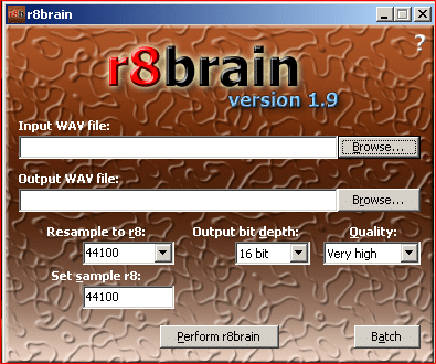 Brain 8 1. R8brain. WAV bit depth сколько. WAV files download recorded Impulse response.