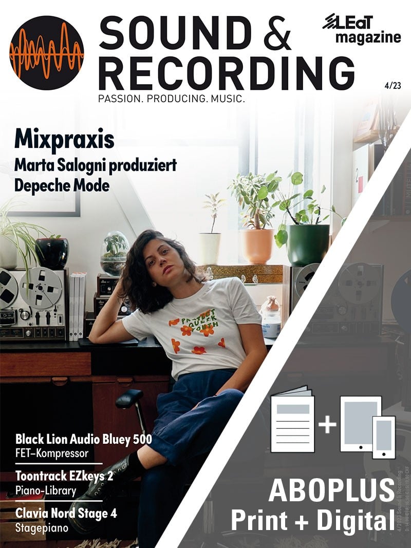 Produkt: Sound & Recording Jahresabonnement Plus