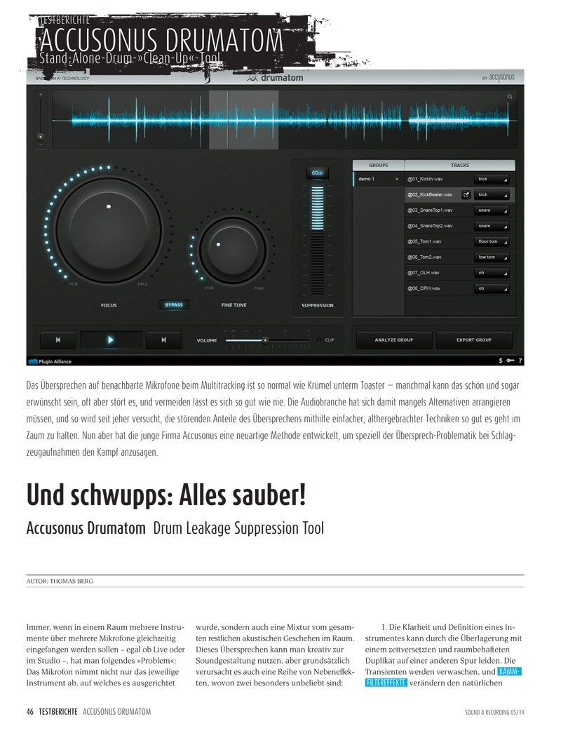 Produkt: Accusonus Drumatom