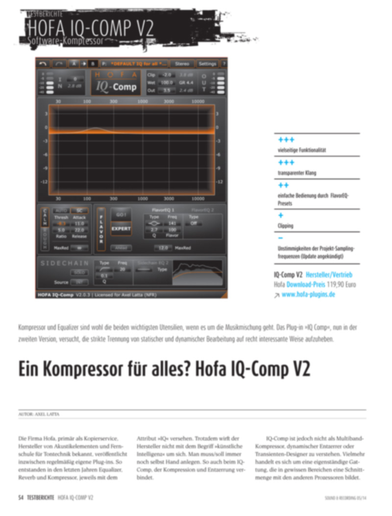 Produkt: HOFA IQ-Comp V2