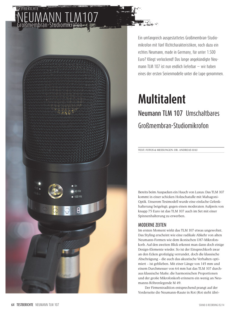 Produkt: Neumann TLM 107