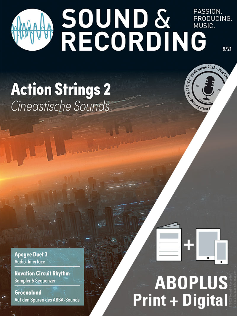Produkt: Sound & Recording Jahresabonnement Plus