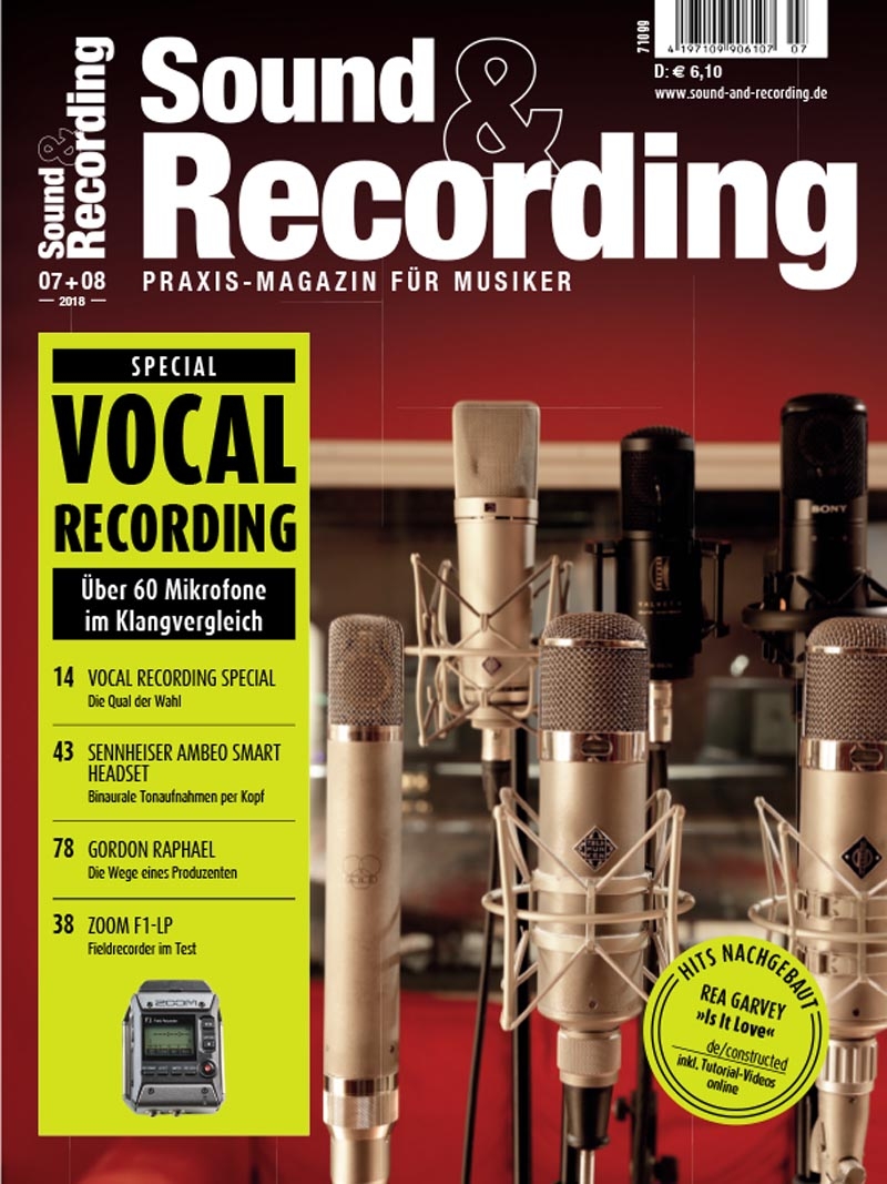 Produkt: Sound & Recording Digital 07-08/2018