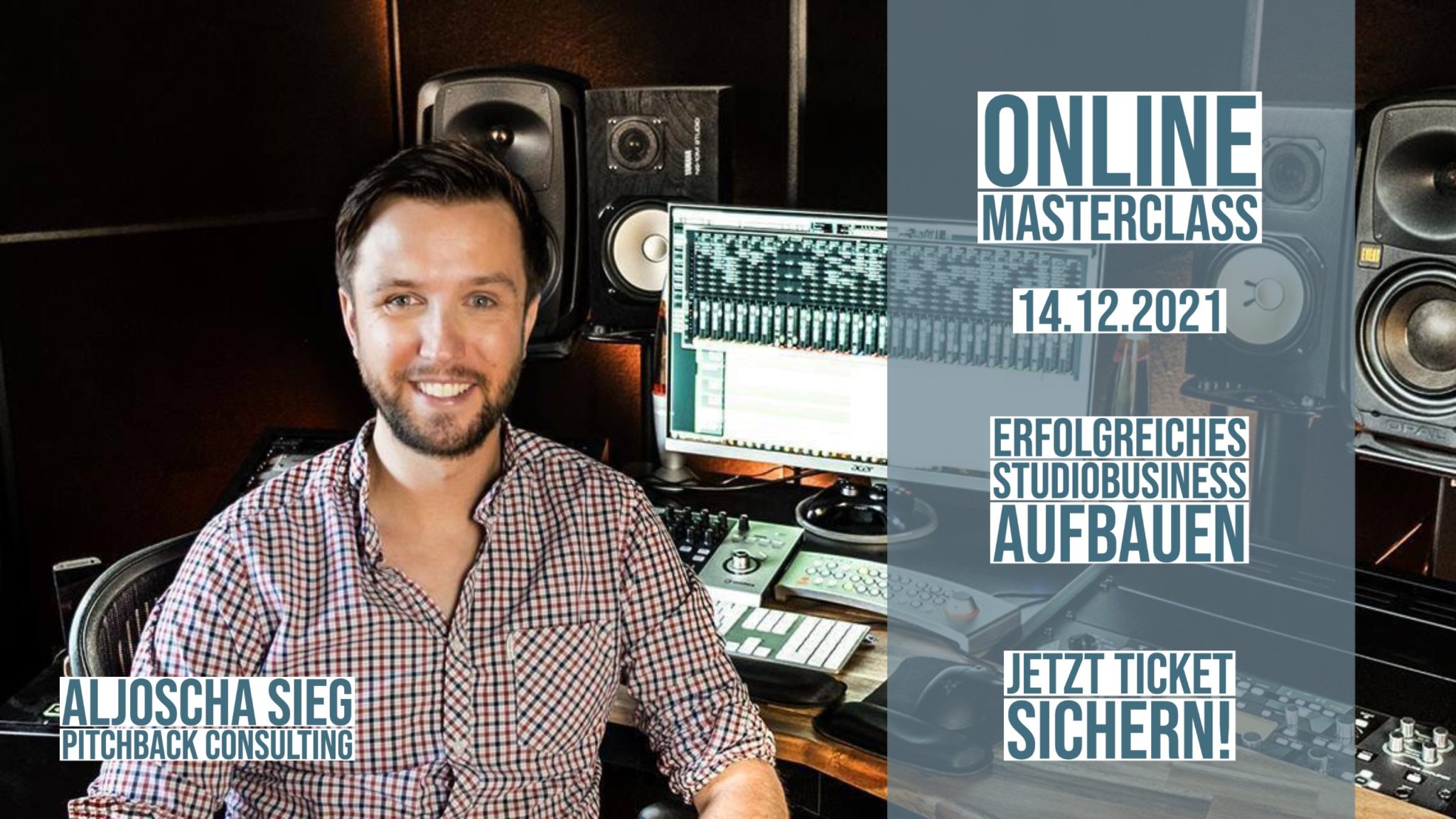 Produkt: Ticket Online-Masterclass – Ein erfolgreiches Studiobusiness aufbauen