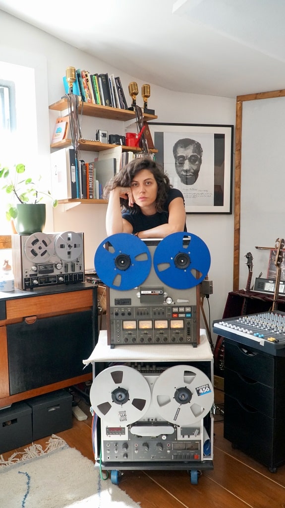 With TEAC Tape Machine