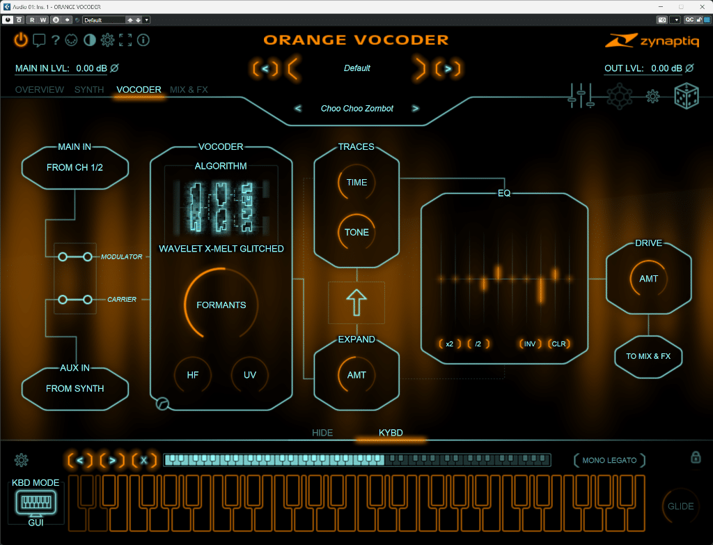 Zynaptiqs Orange Vocoder 4 Vocoder