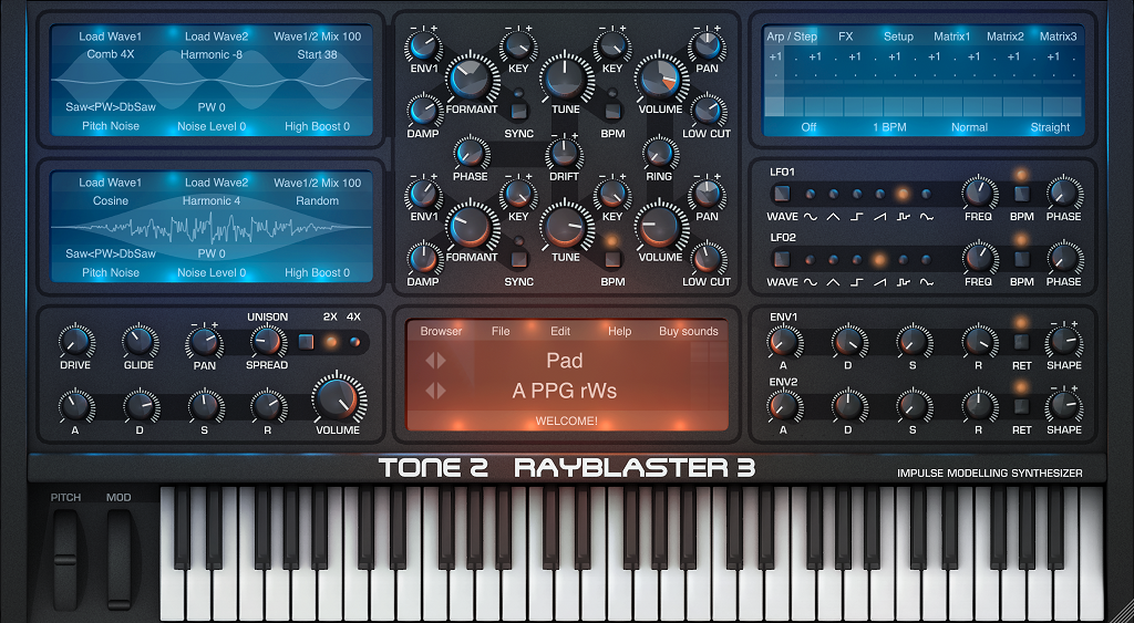 tone2 rayblaster 3 syntheszer plugin