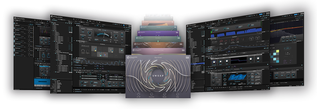 UVI Falcon 3 Sampler GUIs