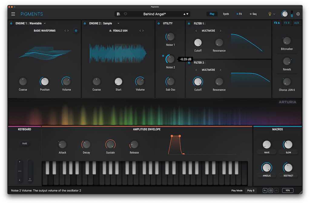 arturia pigments 5 play gui