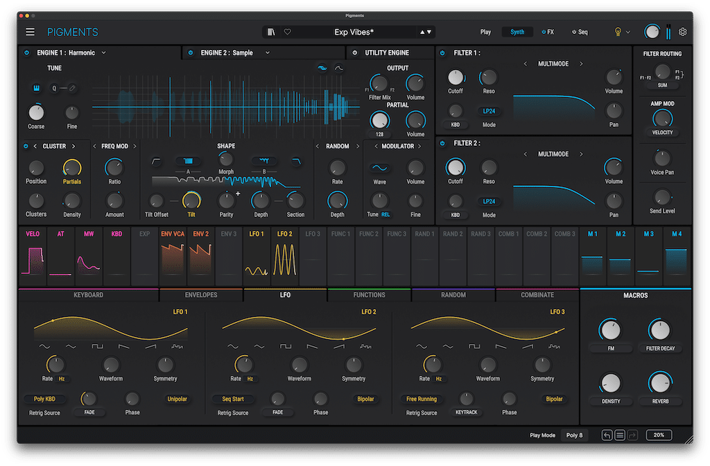 arturia pigments 5 synthesizer plug-in