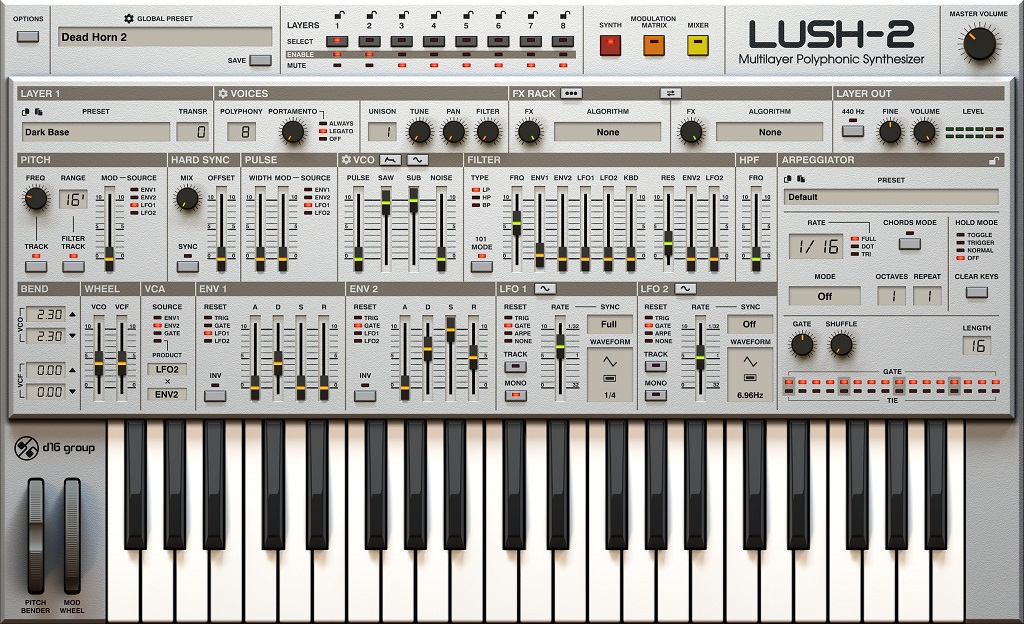 d16 group lush-2 plugin