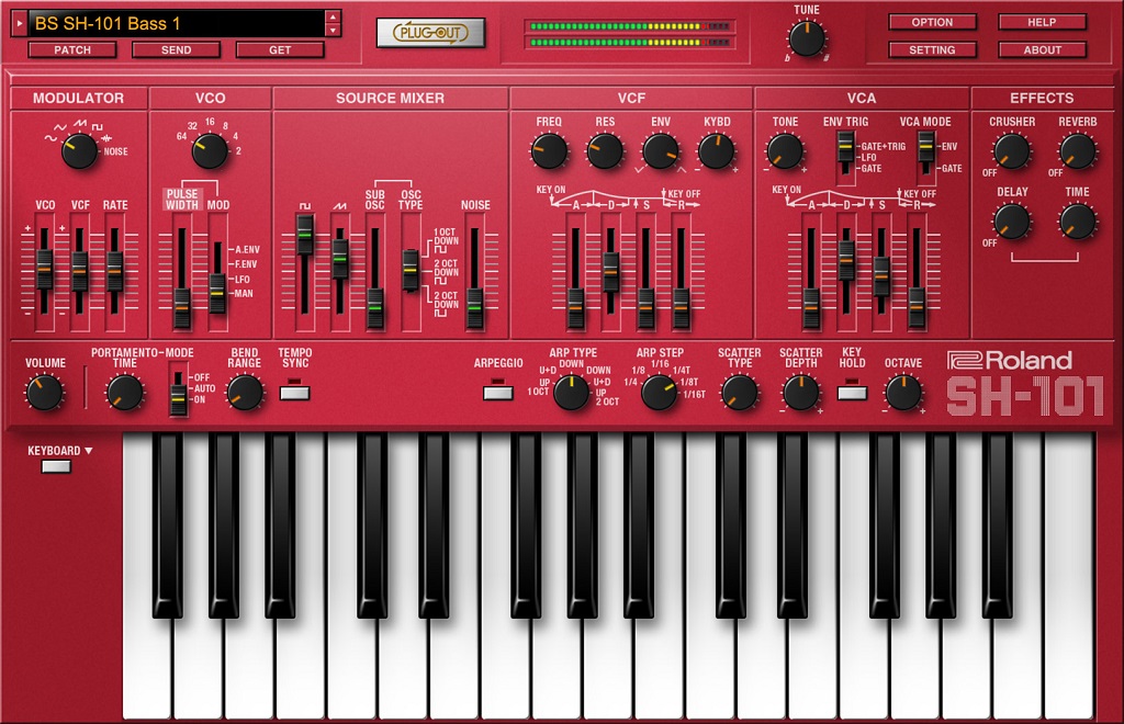 roland cloud sh-101 plugin