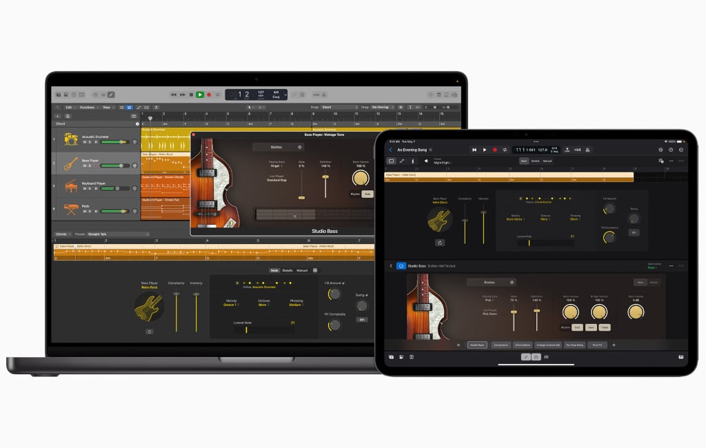 Apple Logic Pro auf Mac und iPad