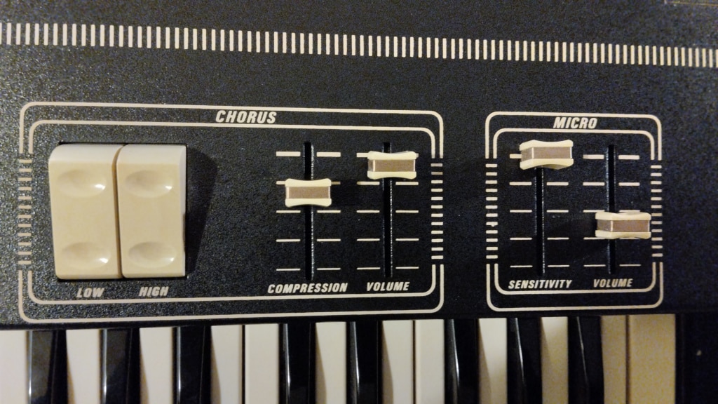 Vocoder-Abteilung des Voco-Strings