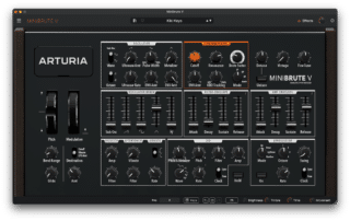 Arturia MiniBrute V GUI