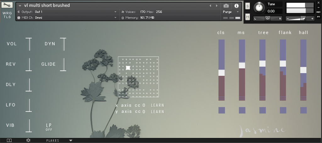 Wrongtools Jasmine mit Effekten in Kontakt