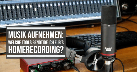 Set für Homerecording. Das brauch man zum Musik aufnehmen