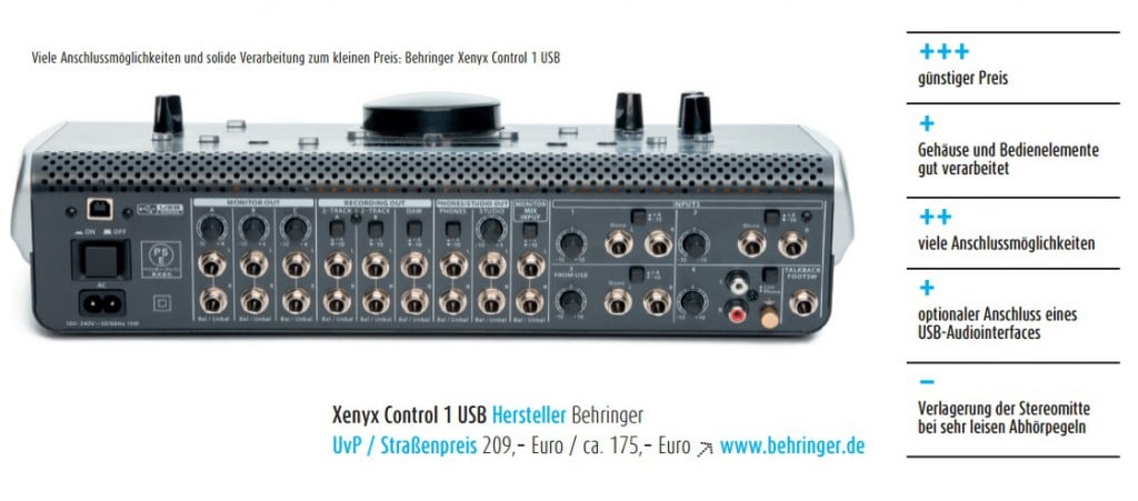 Behringer Xenyx Control 