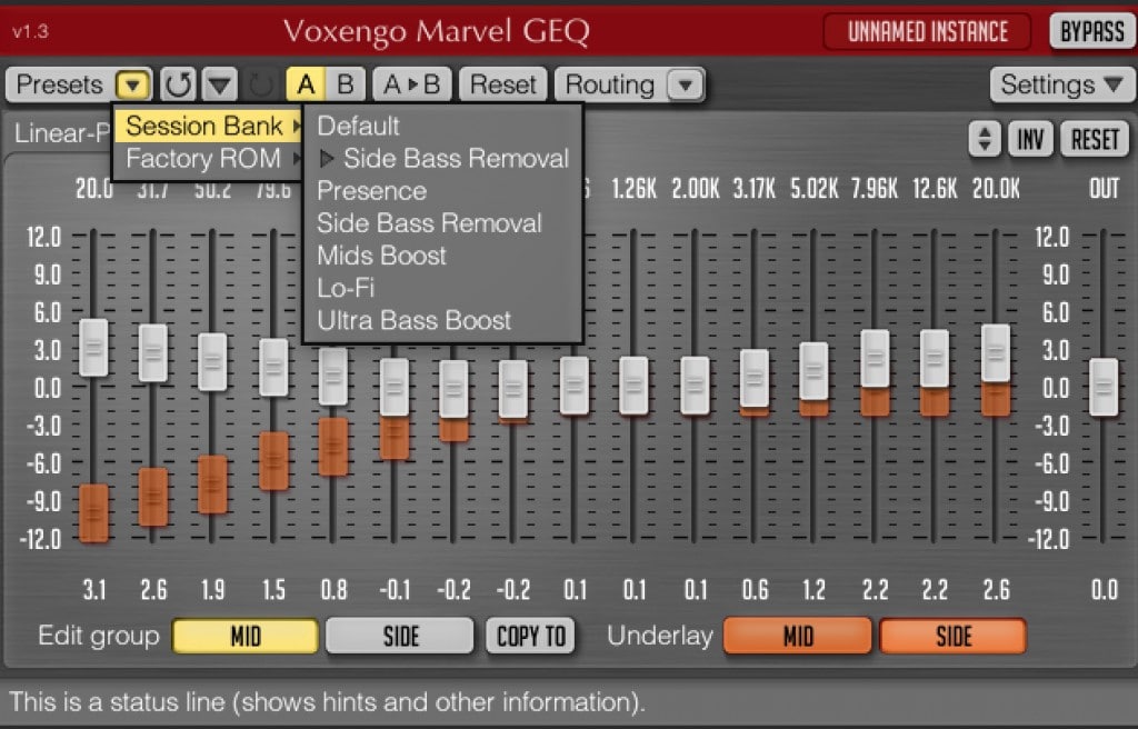 Voxengo Sidebass Removal