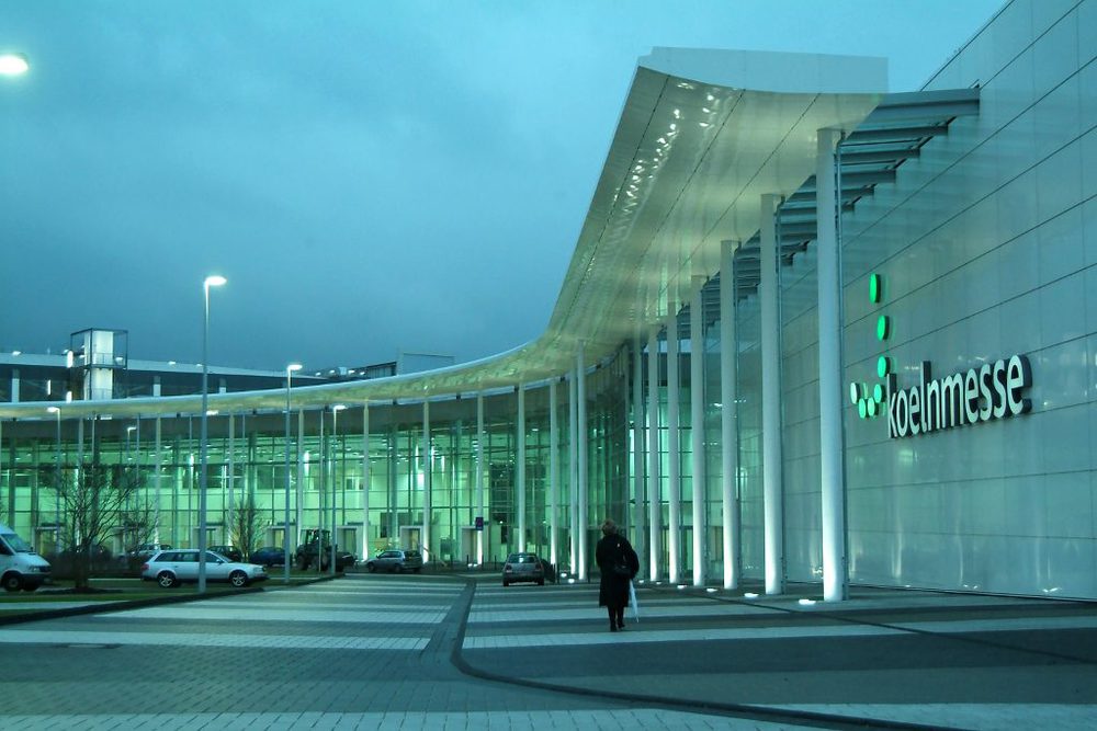 TMT-Gebäude auf der Messe Köln