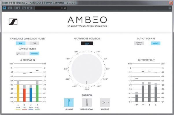sennheiser ambeo vr mic 3d audio mikrofon sound recording ab format