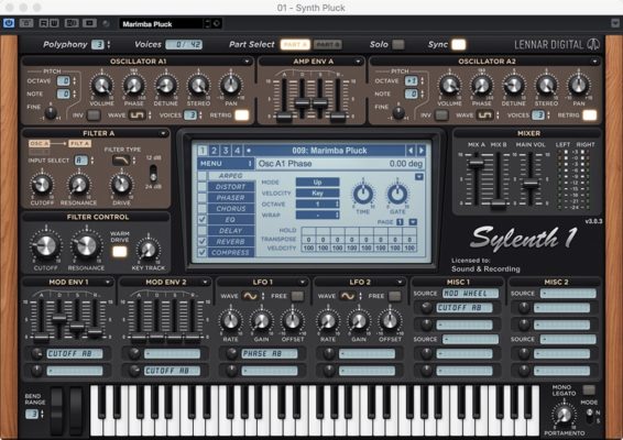Sylnth 1 Marimba