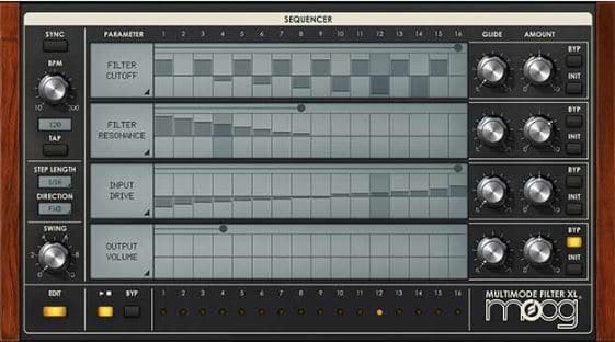 moog multimode filter xl hinten