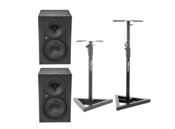 Mackie XR824 Stand Bundle