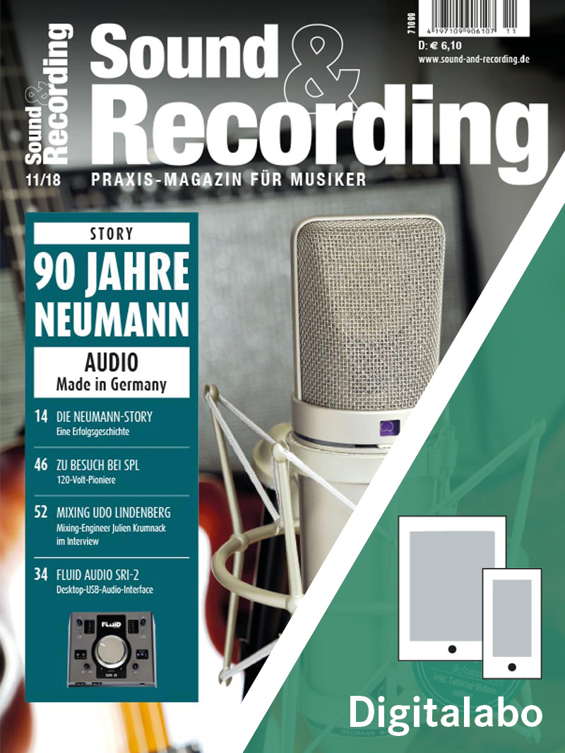 Produkt: Sound & Recording Jahresabonnement Digital