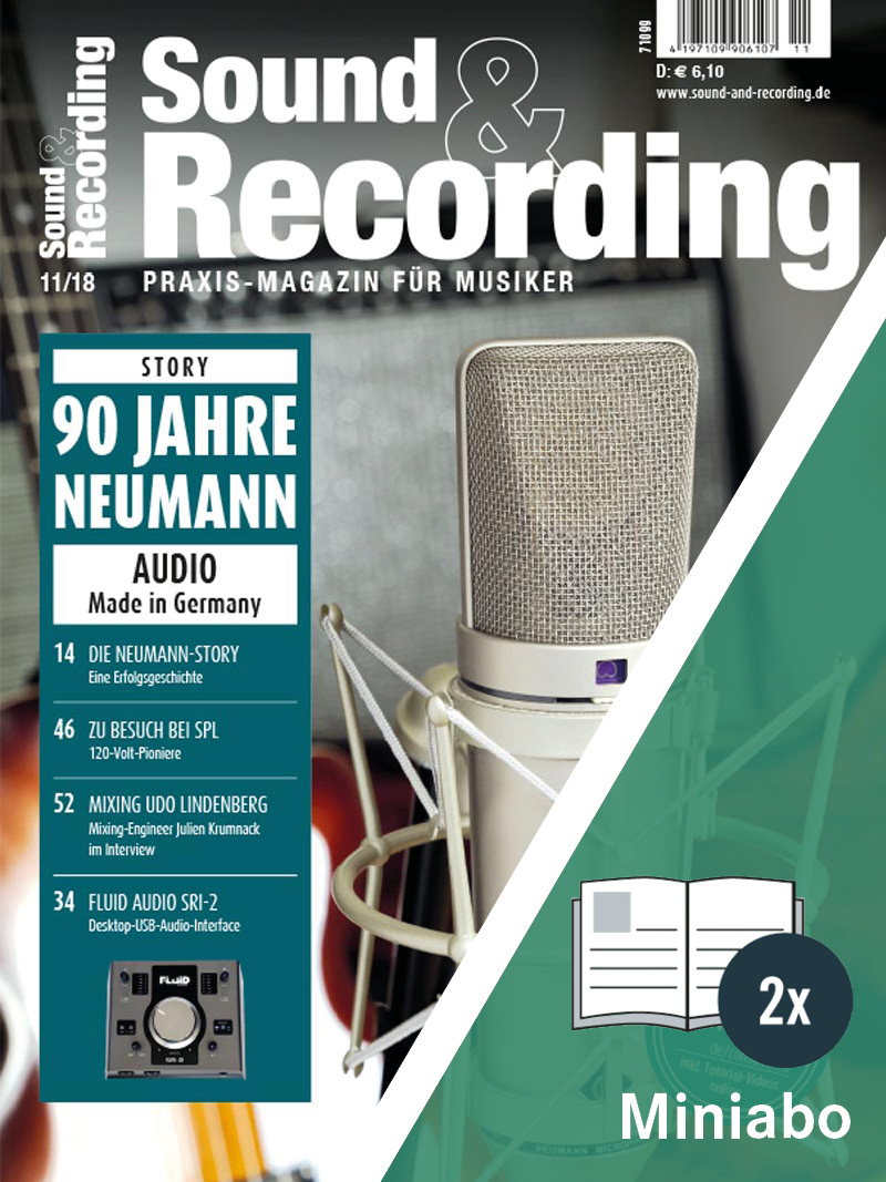 Produkt: Sound & Recording Miniabo