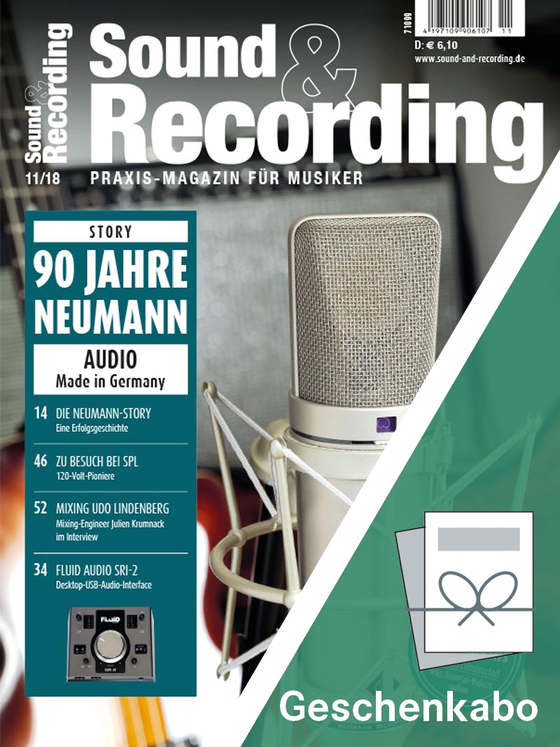 Produkt: SOUND & RECORDING Geschenkabo