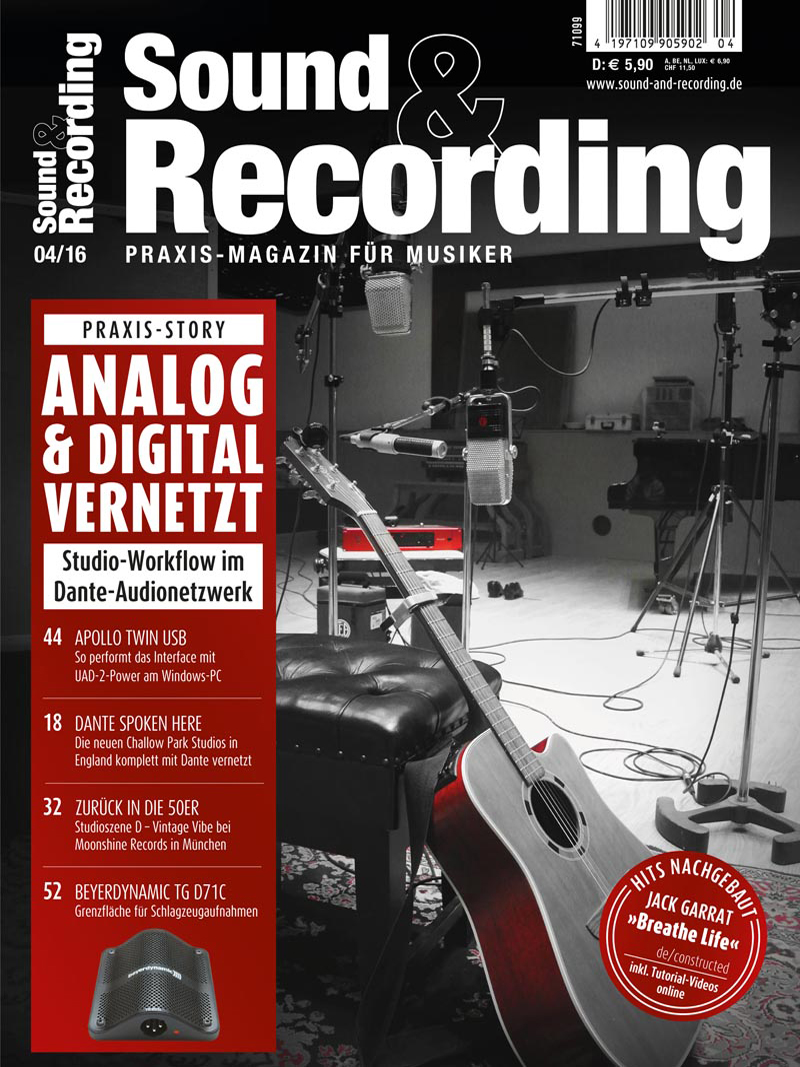 Produkt: Sound & Recording Digital 04/2016