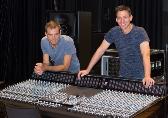 Joerg Ter Veer Produktmanager SSL Audio Pro Heilbronn und Marcel Schechter Produktspezialist