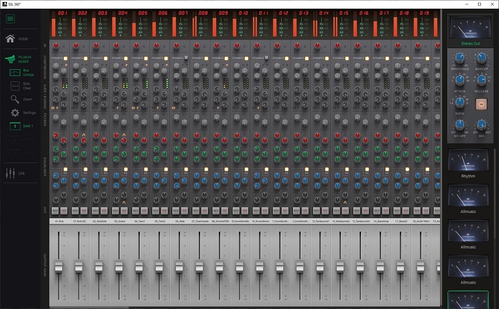 SSL360-Mixer