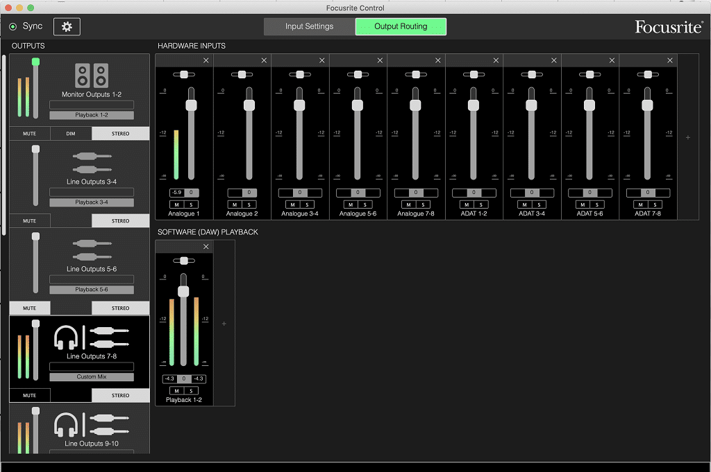 FocusriteControlOutputs